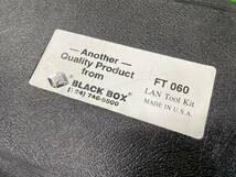 中古 BLACK BOX LAN TOOL KIT FT060 made in U.S.A. LANコネクタ 圧着ペンチ 配線工具 領収書対応_画像9