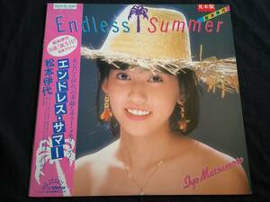 ★松本伊代 / Endless Summer　見本盤 帯付LP★ qsju4