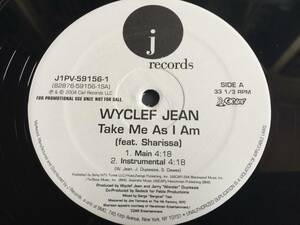 ★Wyclef Jean / Take Me As I Am 12EP 同盤2枚セット　★qshz1