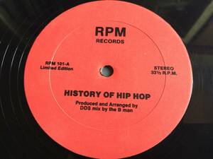 ★DDS (Double Dee & Steinski) / History Of Hip Hop 12EP 同盤2枚セット　★qshz1