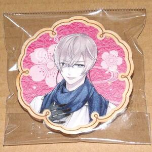 刀剣乱舞-ONLINE- × THE GUEST cafe&diner 亀甲貞宗 内番ウッドバッジ カフェ限定商品 木製 クリップ バッジ 缶バッチ 花丸 とうらぶ 活撃