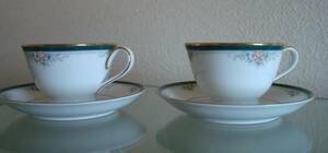  コーヒーカップ＆ソーサー 　ノリタケ　PHILIPPINES　Noritake LANDON　Noritake LANDON コーヒーカップのセット２客