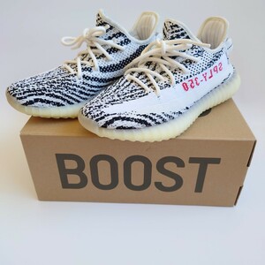 中古品 24.0cm adidas YEEZY Boost 350 V2 Zebra アディダス イージーブースト350 V2 ゼブラ BOOST ZEBRA アディダスイージーブースト