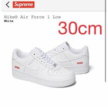 新品 30 cm Supreme NIKE air force 1 Ｗhite SUPREME シュプリーム Supreme/Nike Air Force 1 Low ナイキ エアフォース1 AF1 AF _画像1