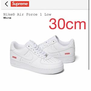 新品 30 cm Supreme NIKE air force 1 Ｗhite SUPREME シュプリーム Supreme/Nike Air Force 1 Low ナイキ エアフォース1 AF1 AF 