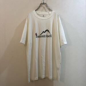 mont-bell/モンベル 半袖Tシャツ アウトドア ホワイト 白 メンズ XL
