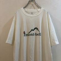 mont-bell/モンベル 半袖Tシャツ アウトドア ホワイト 白 メンズ XL_画像2