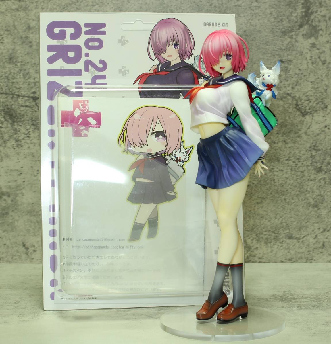 塗装済み 完成品 グリズリーパンダ 制服マシュ FGO Fate/Grand Order