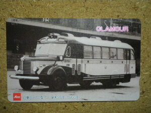 bus* Hino Motors BH10 type bus bonnet bus telephone card 