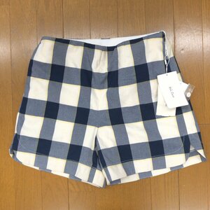  новый товар Mila Owen Mira o-wen обычная цена 7,400 иен + налог блок проверка стрейч шорты 1(M) hot брюки внутренний стандартный товар женский не использовался 