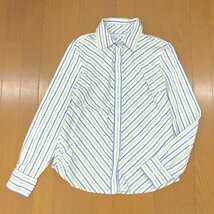 TOMMY HILFIGER トミーヒルフィガー ストライプ シャツ M 長袖 ブラウス レディース 女性用_画像1