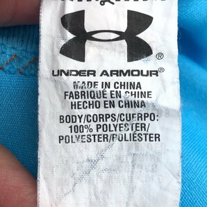 UNDER ARMOUR アンダーアーマー 吸水速乾 ドライ ポロシャツ M 水色 ライトブルー 半袖 トレーニング スポーツ メンズ 紳士の画像7