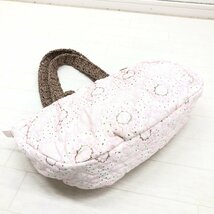 ●TSUMORI CHISATO CARRY ツモリチサト バラ リボン柄 キルティングバッグ ホワイト×ピンク ショルダーバッグ ハンドバッグ レディース_画像5