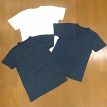 ●新品 TOPVLU トップバリュー ストレッチ インナー Tシャツ 3点セット LL/3L まとめ 半袖 下着 XL 2L 2XL ゆったり 大きい メンズ 未使用_画像1