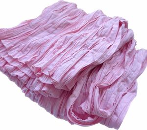 Новый Matsumatsu furifu ★ Легкие милые плиты Purito Obi Pink 400㎝ Komatsu -An Kimono Doraku Beans Chiyo Furufuru