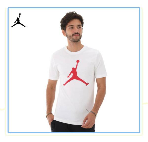 新品NIKEナイキ ジョーダン ジャンプマン 半袖TシャツJUMPMAN【メンズMホワイト】ユニセックス◎バスケ　トレーニング　ランニング　ジム