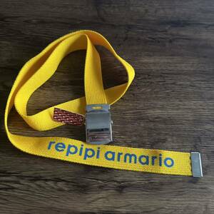  new goods repi Piaa ru Mario ga tea belt casual sport Korea ko-te yellow 