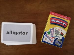 Flashcards フラッシュカード25枚　子ども英語　英語教材　かるた