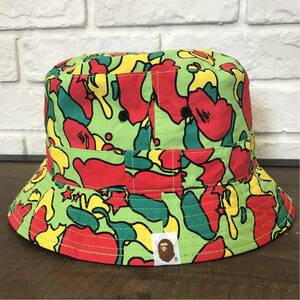 ★激レア★ psyche camo reversible hat a bathing ape BAPE エイプ ベイプ リバーシブル ハット サイケ 帽子 nigo pharrell vintage