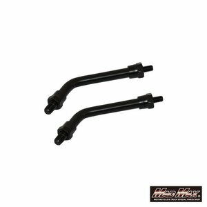 バイク用品 KAWASAKI カワサキ Z2タイプ ショートミラーステー 10mm ブラック 2本/ゼファー ZRX KH バルカン Z400FX【メール便送料200円】