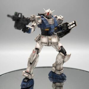 HG 1/144 RX-78-01[N] 局地型ガンダム ウェザリング仕上げ 完成品 ガンプラ