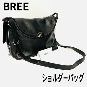 BREE ブリー レザー ショルダーバッグ メッセンジャーバッグ 男女兼用