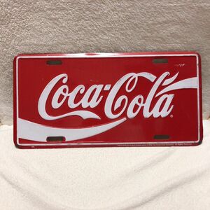 ナンバープレート コカ・コーラ プレート インテリア 雑貨 クーポン消化 レトロ cocacola 店舗 装飾 家具