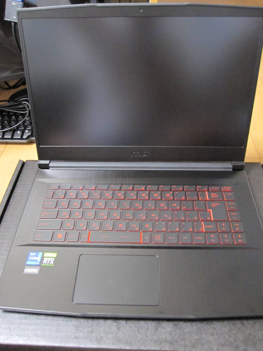 ほぼ未使用】MSI ゲーミングノートPC GF63 15.6 RTX | JChereヤフオク