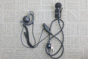 [ operation OK]ICOM Icom earphone mike HM-163A DPR5 DPR6 DPR7 DU65 IC-D60 etc. correspondence digital simple wireless business wireless 