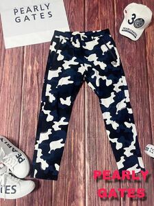 ** safe regular goods ** Pearly Gates extra stretch camouflage -ju pants 