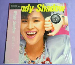 ★帯付LP★マスターサウンド盤★松田聖子 Windy Shadow★ピンクの～★デラックス仕様レコード★デジタルマスタリング★USED★盤面美品★