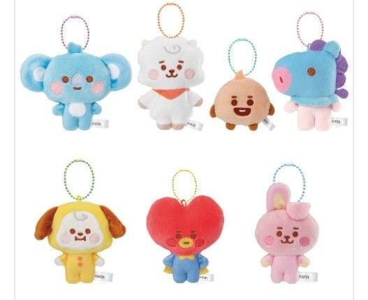 bt21ふわふわマスコットコンプリート