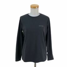 NB150-40 日本製 mont-bell モンベル 長袖 Tシャツ ロンT シャツ カットソー クルーネック トップス グレー系 レディース M_画像1