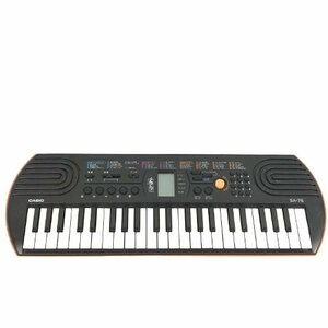 ■CASIO カシオ《美品》44鍵コンパクト ミニキーボード SA-76 黒 e1