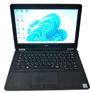 ★【驚速 DELL Latitude E5270 i5-6300U 2.4GHz x4+8GB+SSD256GB 12.5インチノートPC】Win11+Office2021 Pro/USB3.0/WEBカメラ■D080114