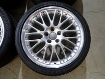 YS0330【送料無料255/35R19】アウディ純正 A6 4F S-line ？ 純正 中古夏タイヤセット ※ハブ57mm※ ●19×8.5J 112/5H ET48●_画像2