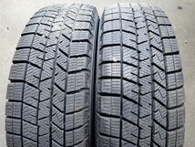 YS0491【送料無料155/70R13】バモス ミライース 2020年製 ダンロップ WINTERMAXX WM03 ★13×4J 100-110-114.3/4H ET約40★_画像3