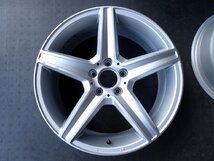 RK488【送料無料18インチ】4本 ヤナセ ユーロフォルシュ 中古アルミホイール Aクラス Bクラス Cクラス等 ▼18×7.5J 112/5H ET44▼_画像5