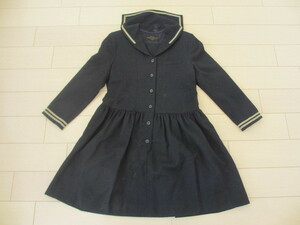 *3 times use *USED! Comme Ca Du Mode wool 100% sailor One-piece 130A*