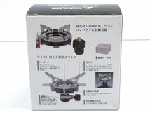 【未使用】CAPTAIN STAG(キャプテンスタッグ) オーリック小型ガスバーナーコンロ 圧電点火装置付 No.M-7900【d20179900006340d】_画像2