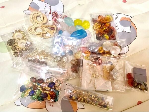 アクセサリーパーツ　まとめ売り　ハンドメイド アンティーク調 ペアアクセサリー 大ぶり