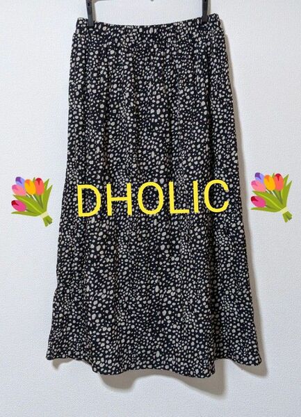 【DHOLIC】レオパード 柄　ロングスカート