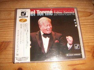 CD：MEL TORME FUJITSU-CONCORD JAZZ FESTIVAL IN JAPAN '90 枯葉~メル・トーメ・ライブ・イン・ジャパン’90 メル・トーメ：帯付