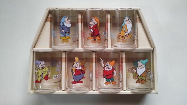 Disney 白雪姫 七人のこびと グラスセット