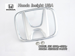 インサイトZE4【HONDA】ホンダINSIGHT純正USエンブレム-フロントグリルHマーク(プッシュナット付)/USDM北米仕様シンボルマーク日米共通