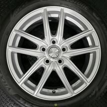 21年製9.9分山★ブリヂストン VRX3 215/55R17＆極美品トヨタ車用アルミ 4本 №230808-S5 クラウン カムリ エスティマ*検:スタッドレス*純正_画像8