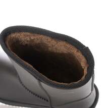 防寒ブーツ　ムートンブーツ　防寒防水ブーツ　新品『21076-BLK-235』23.5cm　メンズ、レディース、キッズのファミリーサイズ。_画像6