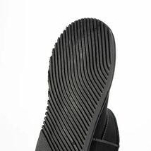 防寒ブーツ　ムートンブーツ　ショートブーツ　新品『22076-BLK-250』25.0cm　スウェード調　ファミリーサイズ_画像4