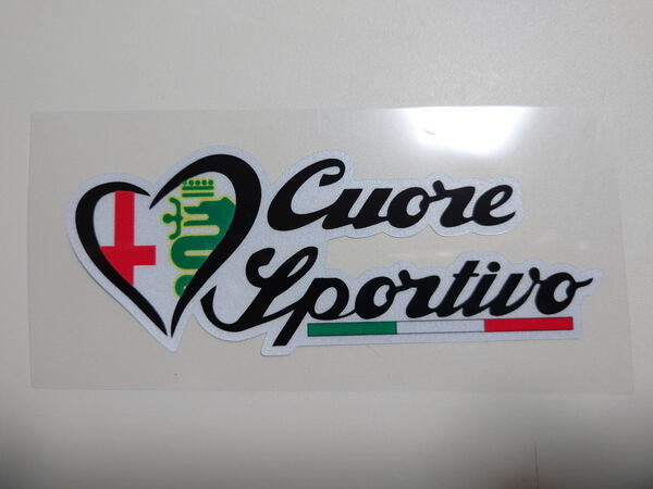 アルファロメオ 「Cuore Sportivo」ステッカー