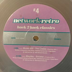[ Model 500 / Mayday - Network Retro #4 - Back 2 Back Classics - Network Records NWKBBT4 ] Juan Atkins , Derrick May